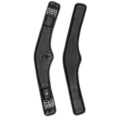 Sangle de dressage Contour Half Moon Leather Noir Sangle de dressage Contour Half Moon Leather Noir