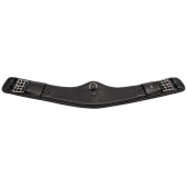Sangle de dressage Contour Half Moon Leather Noir Sangle de dressage Contour Half Moon Leather Noir
