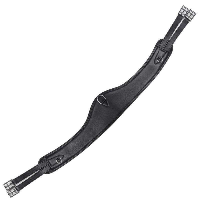 Sangle Contour Half Moon Leather Noir