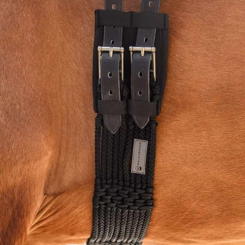 Protège-boucles pour sangle de dressage Noir