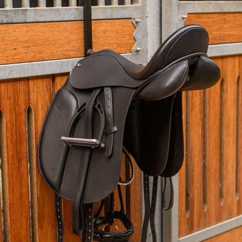 Support de selle Portable Noir