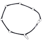 Corde de suspension avec anneaux Flexible Noir Corde de suspension avec anneaux Flexible Noir