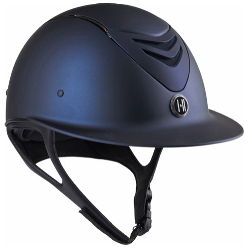Casque d'équitation Mips Avance Matte Chrome Bleu Marine 1 (Coque)