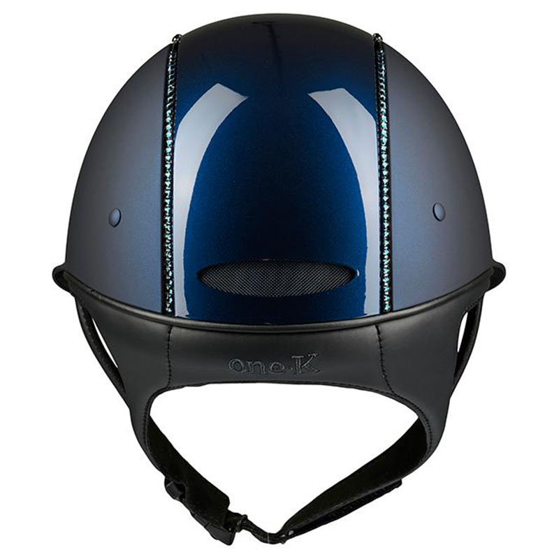 Casque d'équitation Mips Avance Matte Chrome Bleu Marine