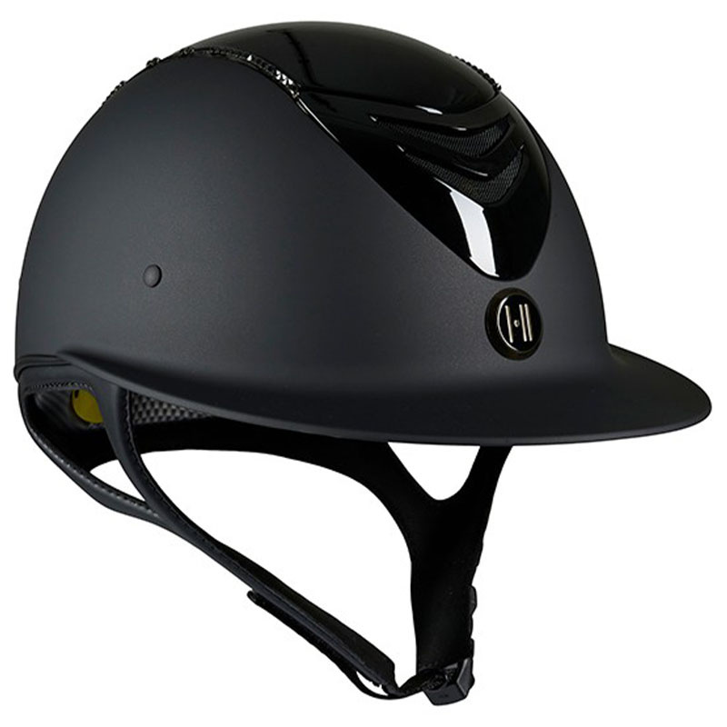 Casque d'équitation Mips Avance Matte Chrome Bleu Marine 0 (Coque)
