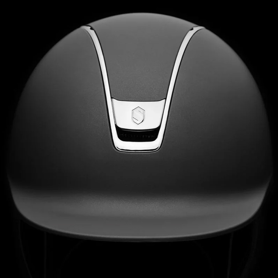 Casque d'équitation Shadowmatt 2.0 Black Chrome Noir 