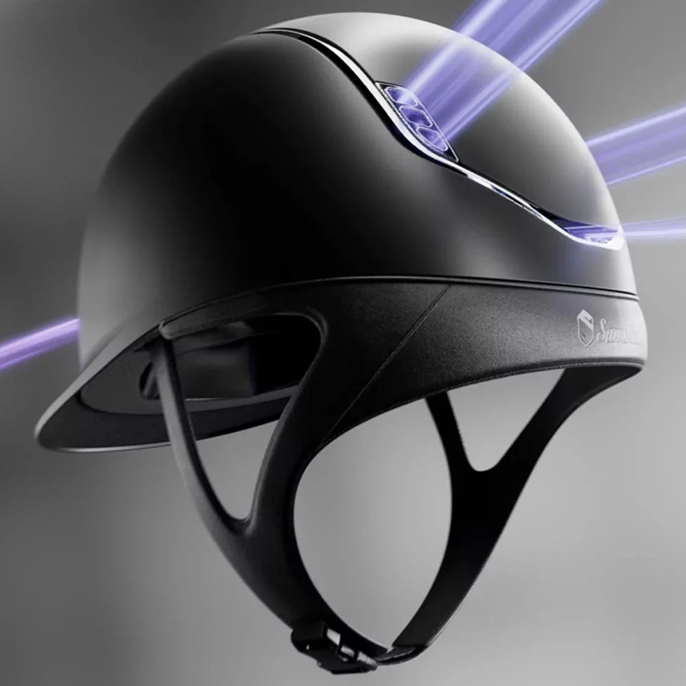 Casque d'équitation Shadowmatt 2.0 Black Chrome Noir 