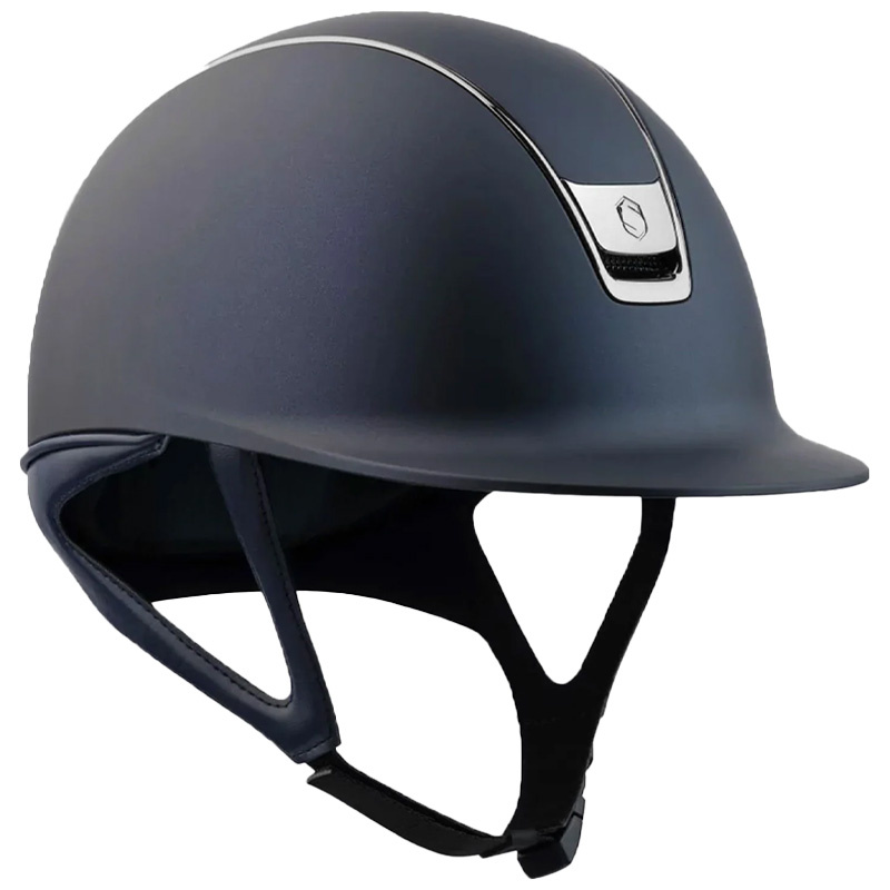 Casque d'équitation Shadowmatt 2.0 Black Chrome Bleu Marine 