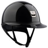 Casque d'équitation Miss Shield Glossy 2.0 Black Chrome Noir Casque d'équitation Miss Shield Glossy 2.0 Black Chrome Noir