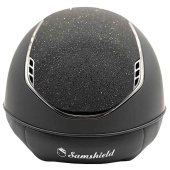 Casque d'équitation Miss Shield Shadowmatt Crystal Fabric 2.0 Noir Casque d'équitation Miss Shield Shadowmatt Crystal Fabric 2.0 Noir