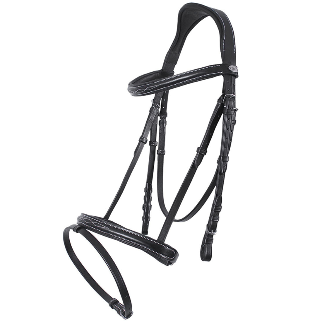 Bridon anatomique Luxury Stitched Noir