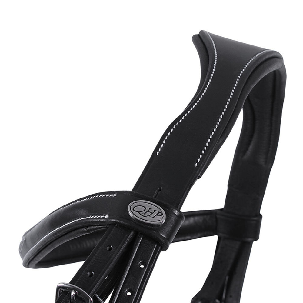 Bridon anatomique Luxury Stitched Noir