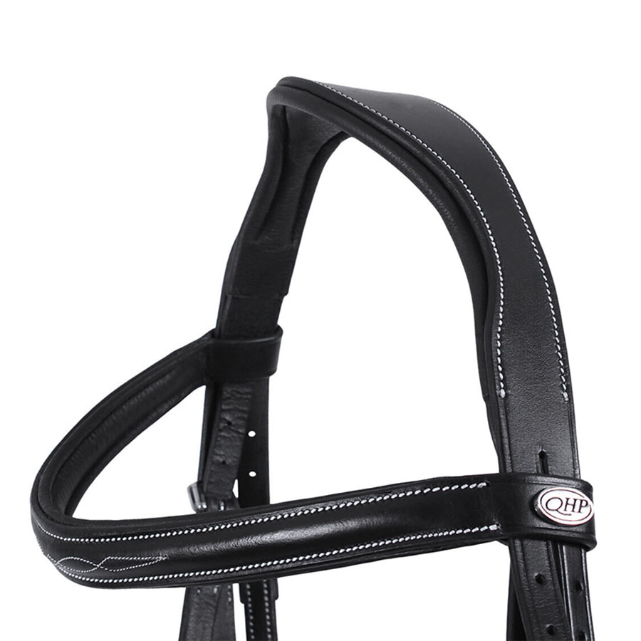 Bridon anatomique Luxury Stitched Noir
