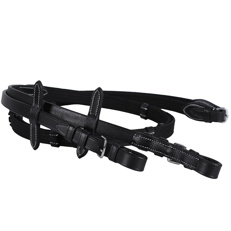 Bridon anatomique Luxury Stitched Noir