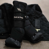 Guêtres d'écurie Royal Quick Wraps Deluxe Noir/Noir Guêtres d'écurie Royal Quick Wraps Deluxe Noir/Noir