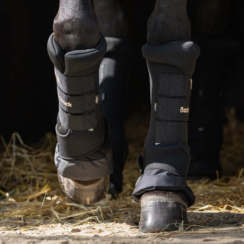 Guêtres d'écurie Royal Quick Wraps Deluxe Noir/Noir