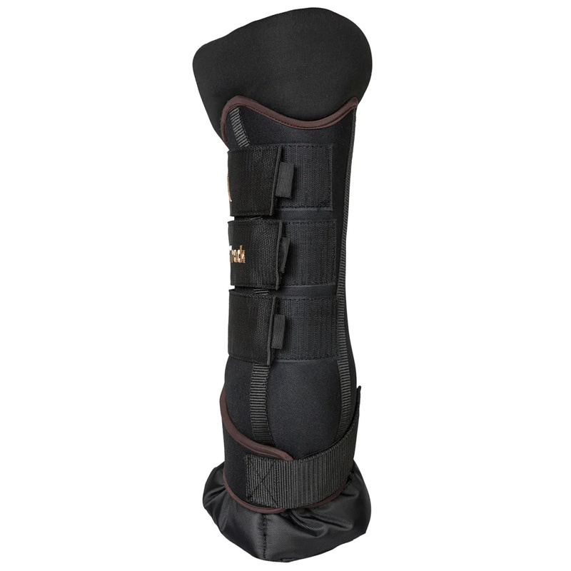 Guêtres d'écurie Royal Quick Wraps Deluxe Noir/Brun