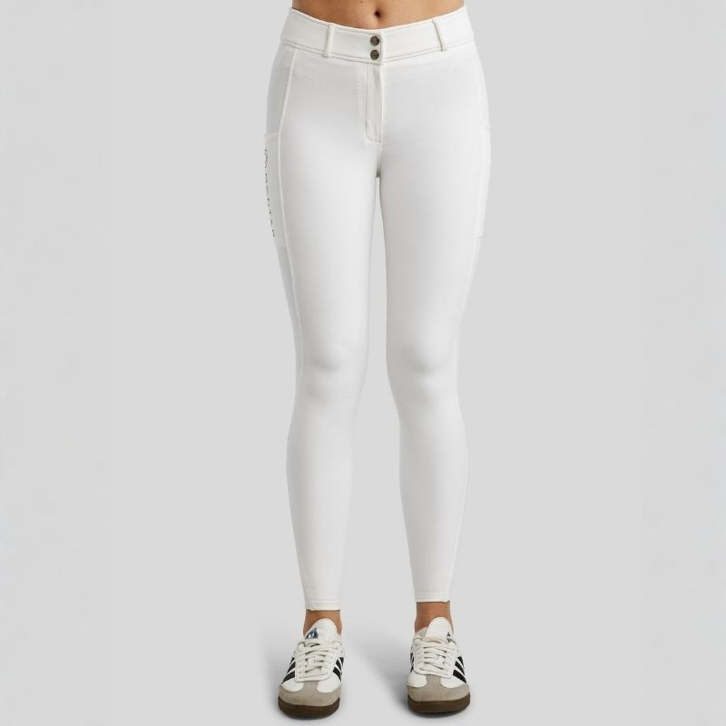 Culotte d'équitation Megan Full Grip Blanc