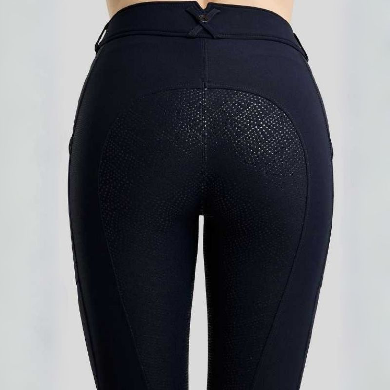 Culotte d'équitation Megan Full Grip Bleu Marine
