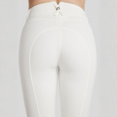 Culotte d'équitation Megan Yati Full Grip Blanc Culotte d'équitation Megan Yati Full Grip Blanc