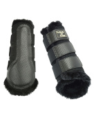 Guêtres fermées 3D mesh avec fausse fourrure Guêtres fermées 3D mesh avec fausse fourrure