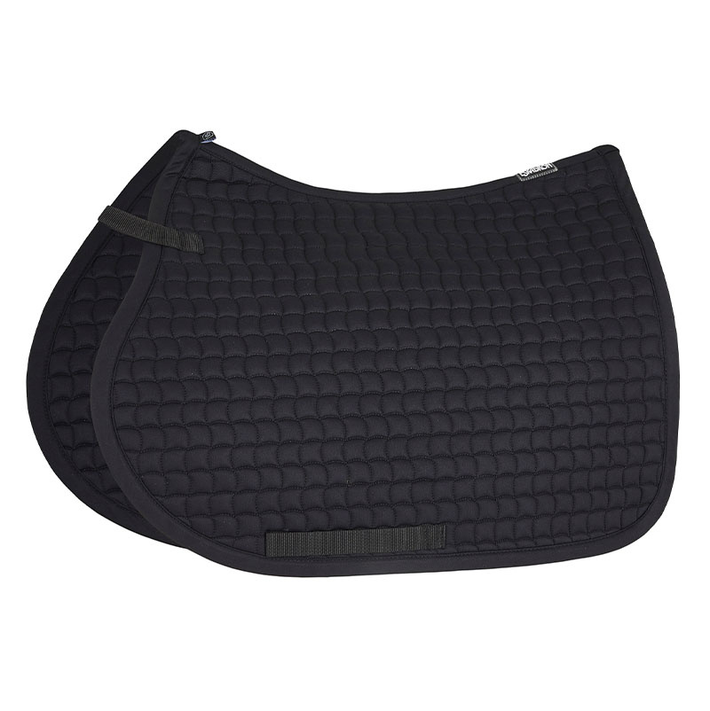 Tapis de selle en Coton Noir