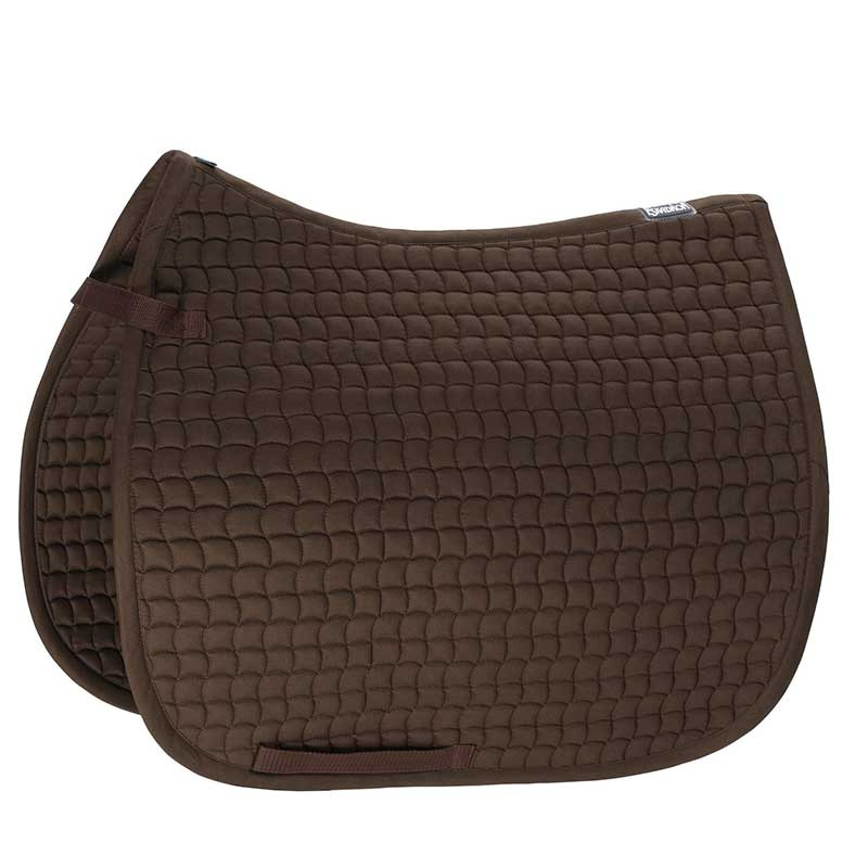 Tapis de selle de dressage Coton Brun
