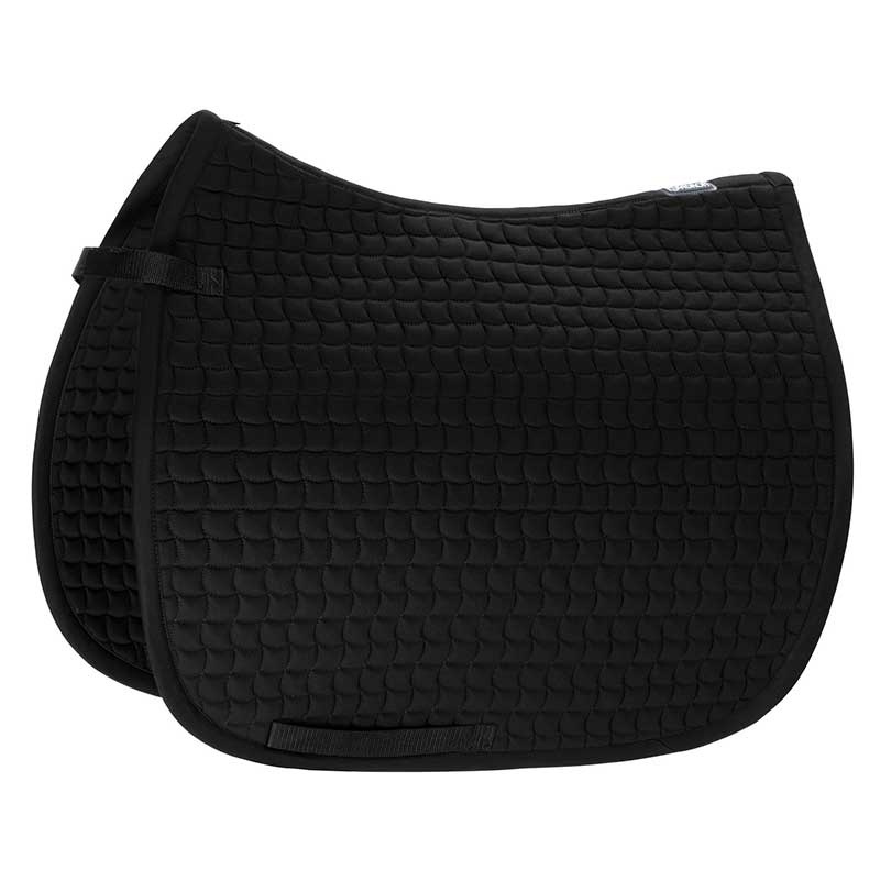 Tapis de selle de dressage Coton Noir