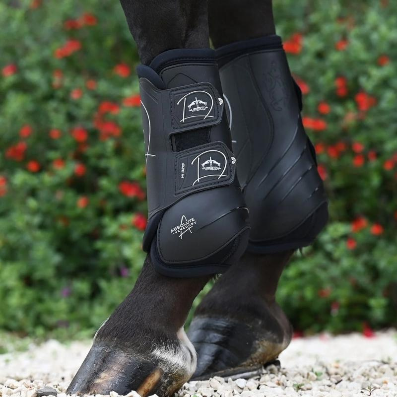 Guêtres de dressage avant velcro Absolute Noir