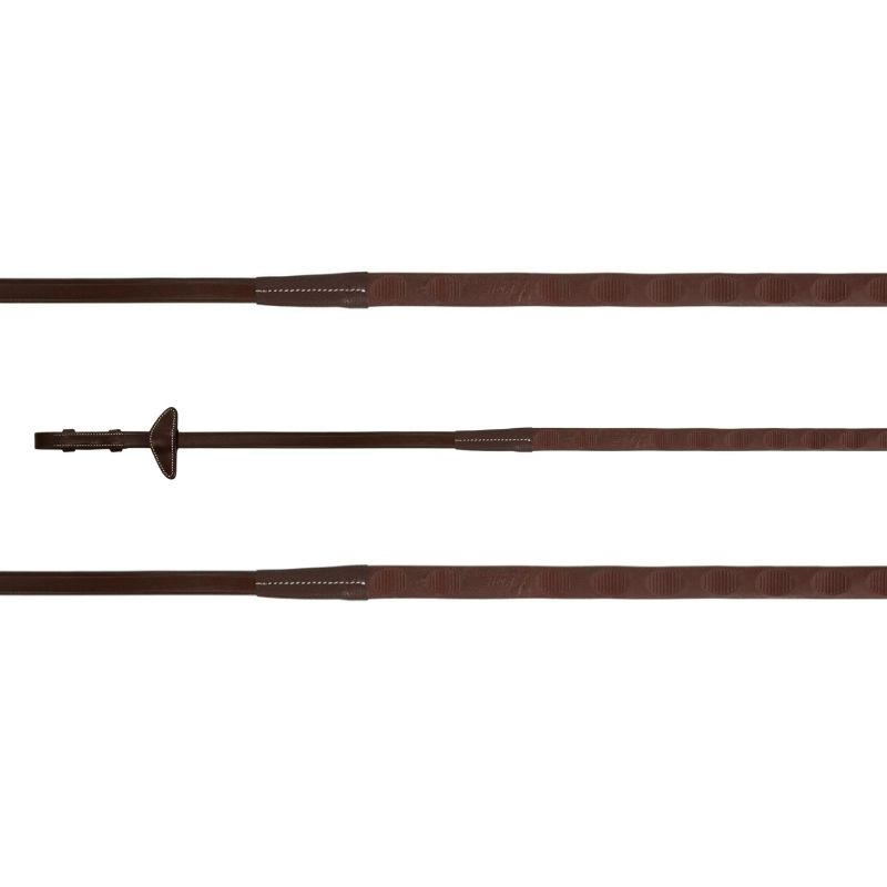 Rênes en caoutchouc Magna Grip Selected Oak Bark