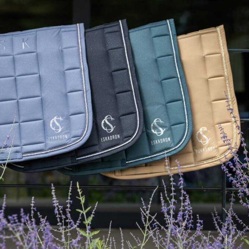 Tapis de selle Big Square Sparkle Classic Sports Vert