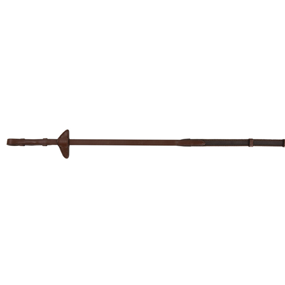 Rênes Supergrip Selected Oak Bark/Argent