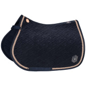 Tapis de selle mixte Shetty Velvet Emblem Heritage Bleu Marinee Tapis de selle mixte Shetty Velvet Emblem Heritage Bleu Marinee