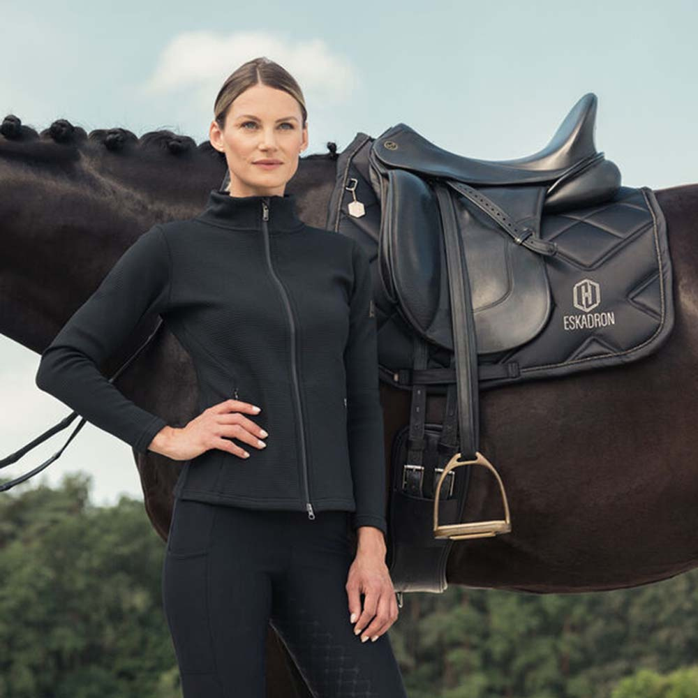 Tapis de selle dressage Bicross Mattgloss Noir