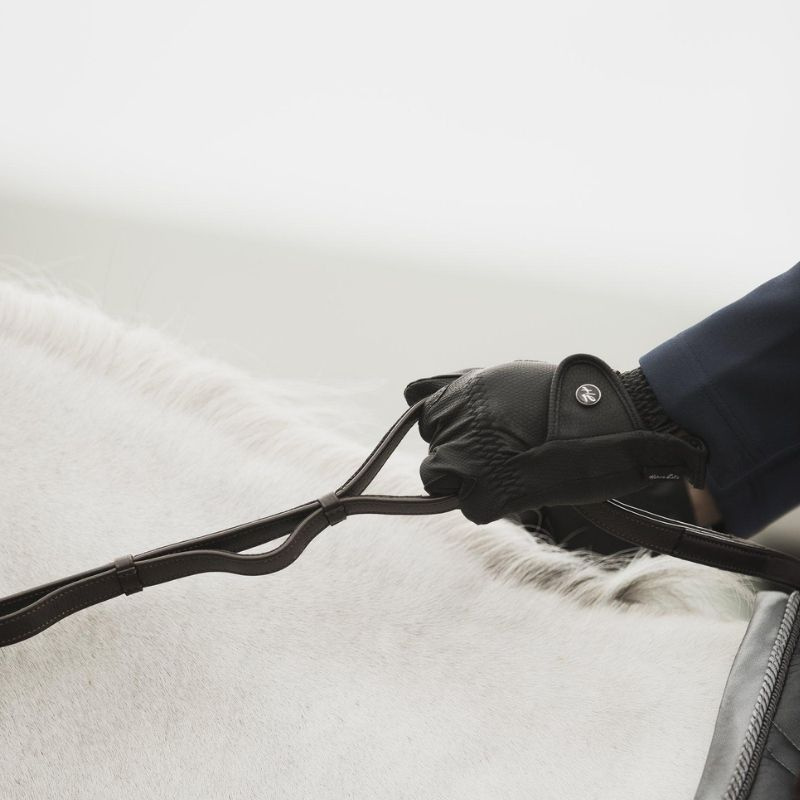 Rênes Hunter Supreme Marron/Argent