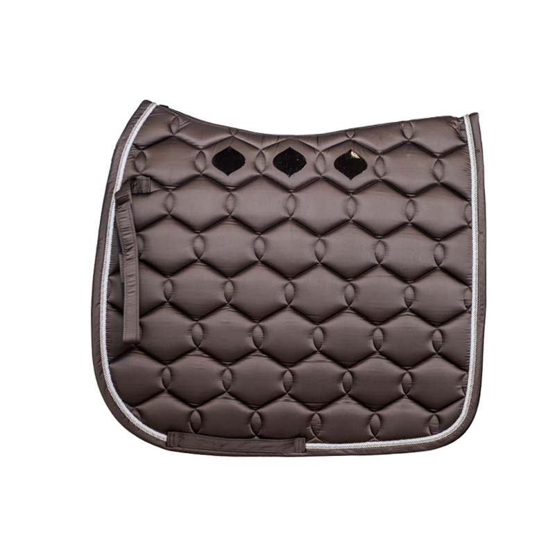 Tapis de dressage Brillant Motif Vague Marron
