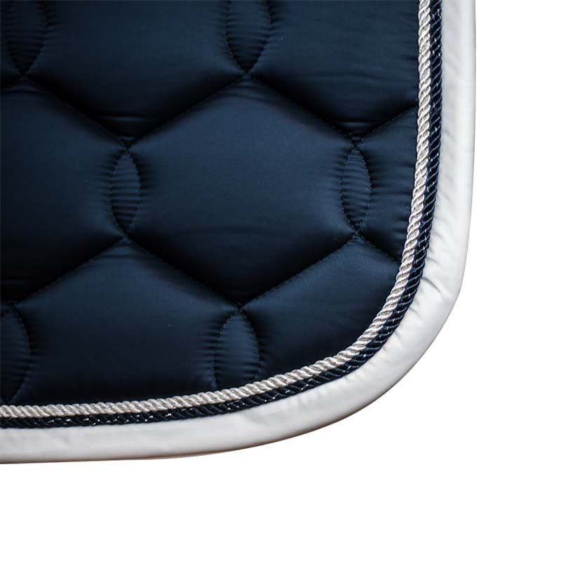 Tapis de dressage Brillant Motif Vague Bleu Marine
