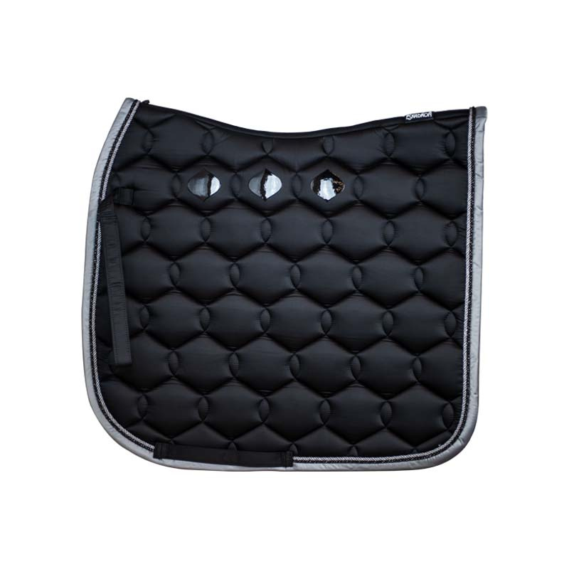 Tapis de dressage Brillant Motif Vague Noir