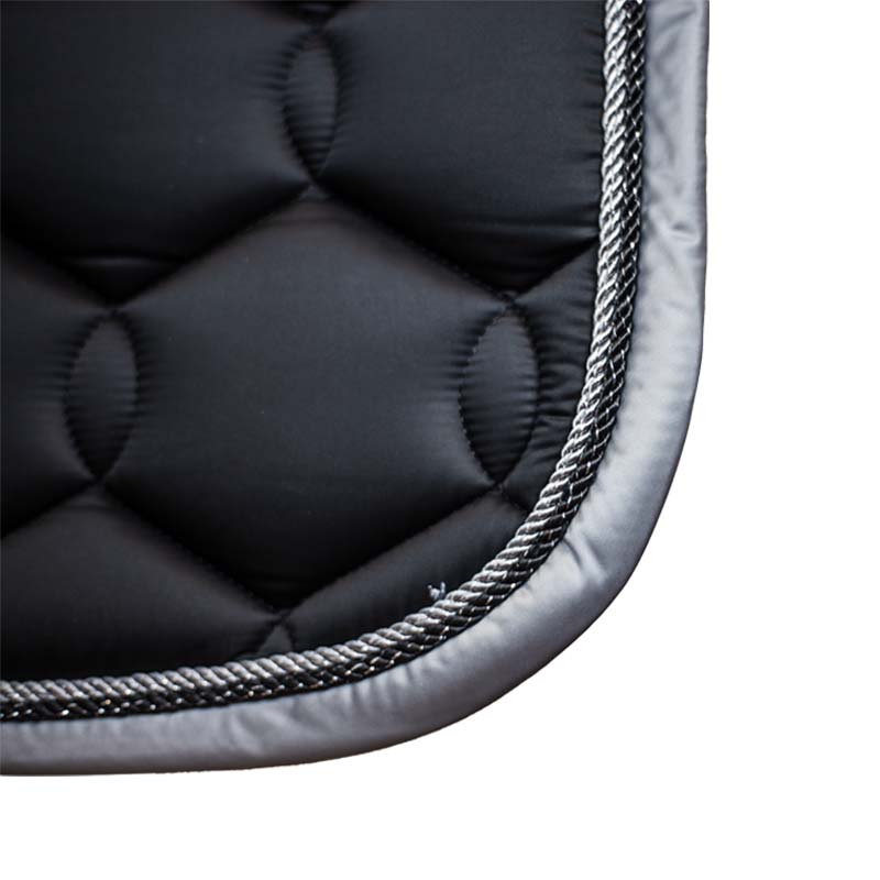 Tapis de dressage Brillant Motif Vague Noir
