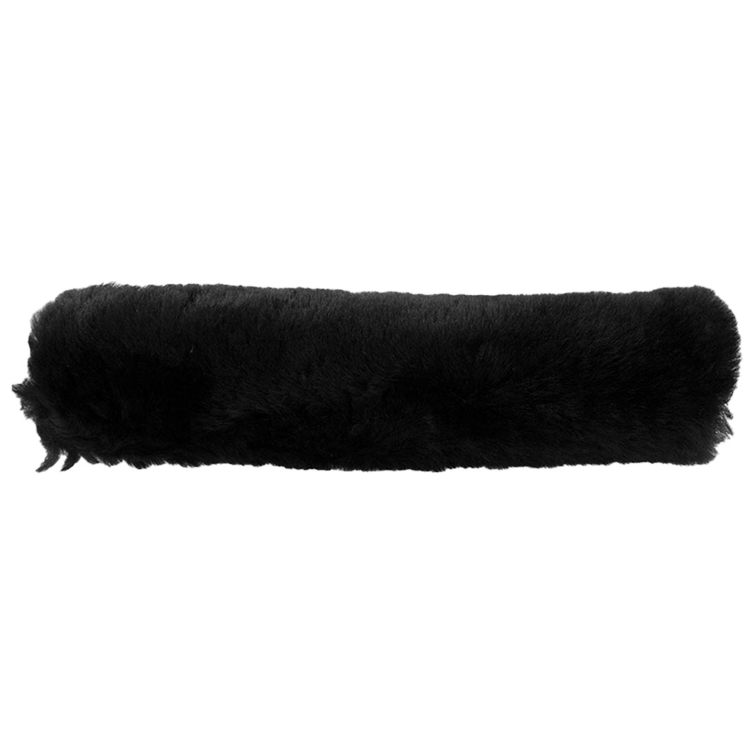 Protège-Naseaux en Peau de Mouton Noir