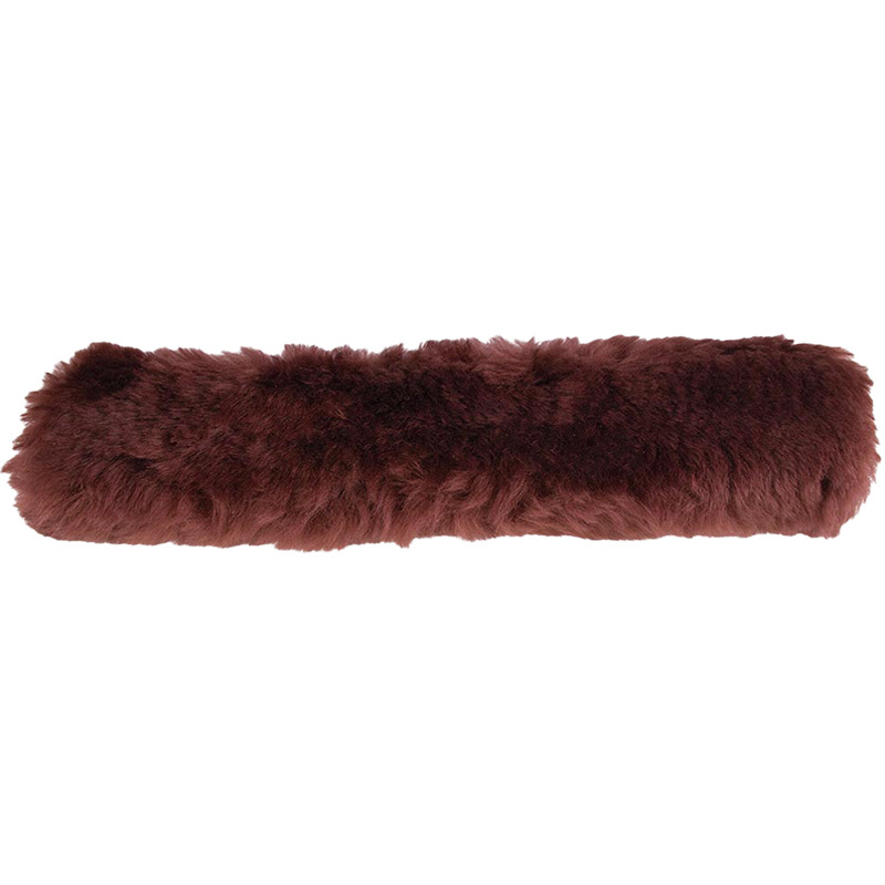 Protège-Naseaux en Peau de Mouton Marron