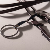 Mors simple brisure à anneaux libres Sweet Iron 14mm Mors simple brisure à anneaux libres Sweet Iron 14mm