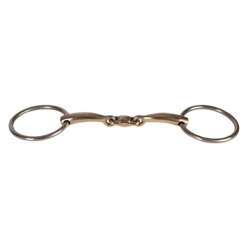 Mors à double brisure à anneaux libres Sweet Copper 14mm