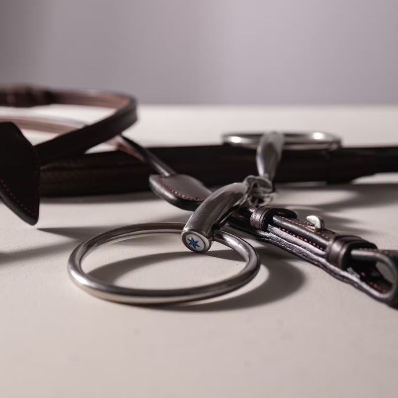 Mors à double brisure à anneaux libres Stainless Steel 14mm