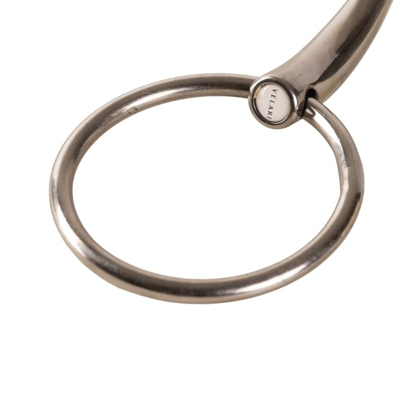 Mors à double brisure à anneaux libres Stainless Steel 16mm