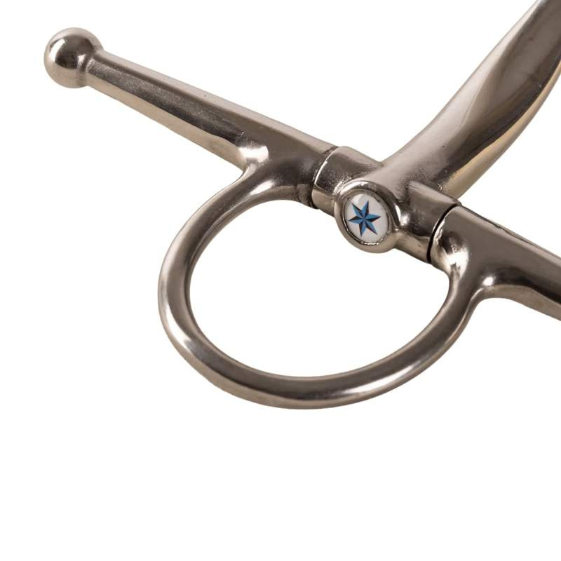 Mors à joues Simple brisure Stainless Steel 14mm