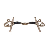 Mors Gag à joues pleines Double brisures Sweet Iron 16mm Mors Gag à joues pleines Double brisures Sweet Iron 16mm