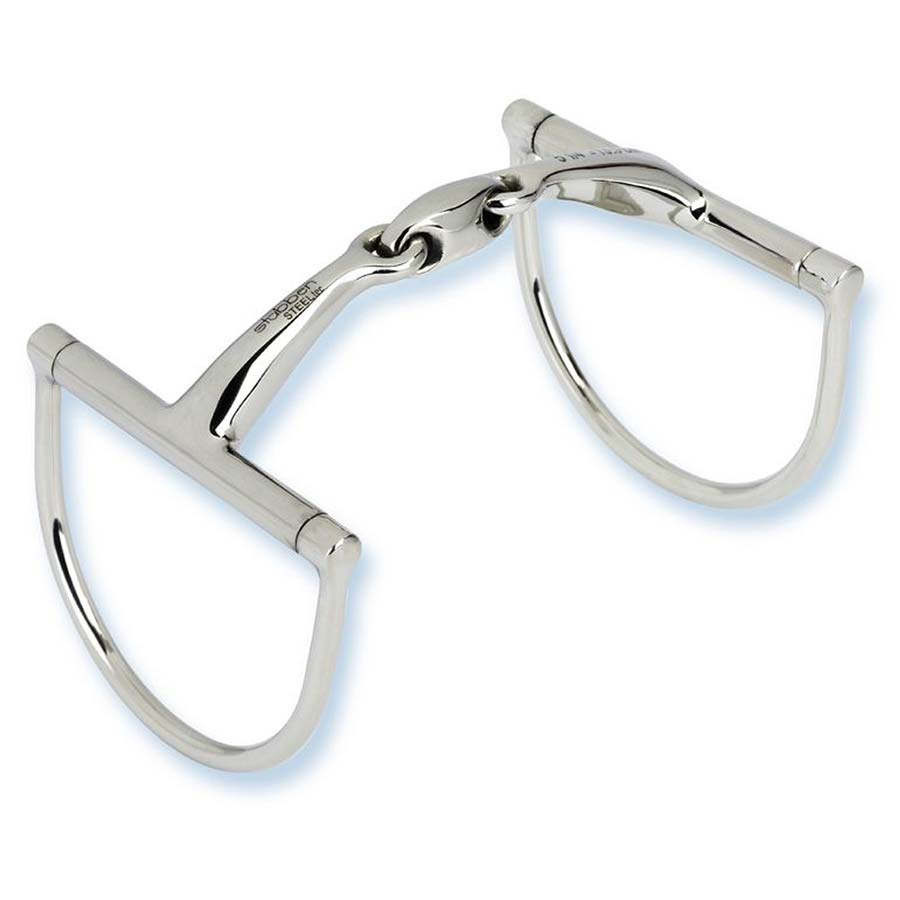 Mors à double brisure D-ring Easy Control