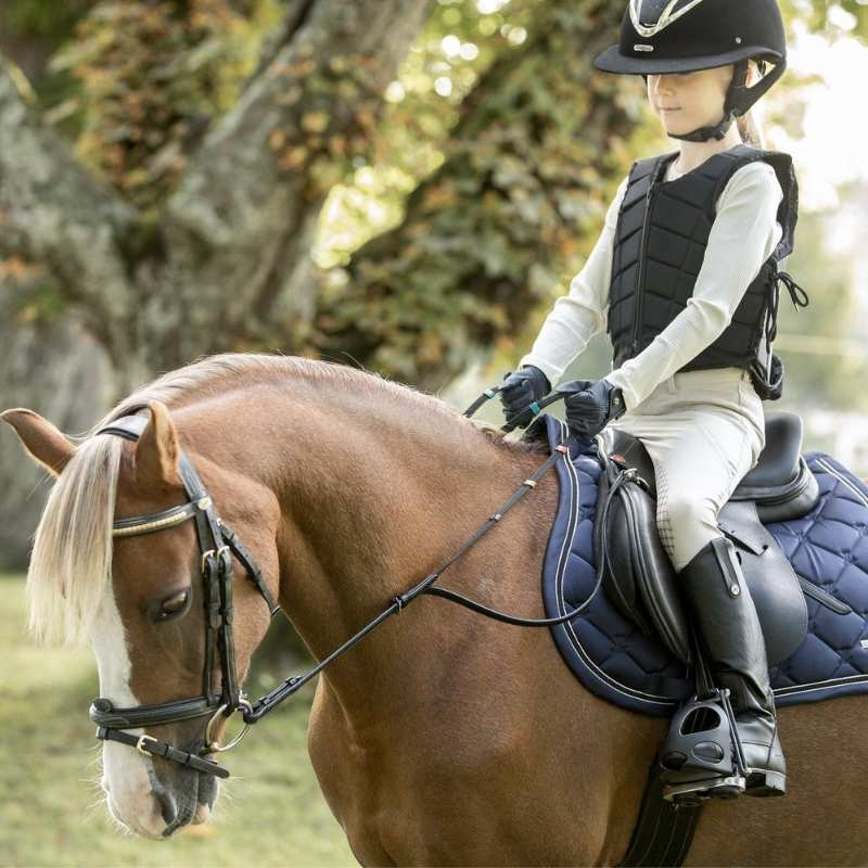 Rênes allemandes Molly Supergrip Noir