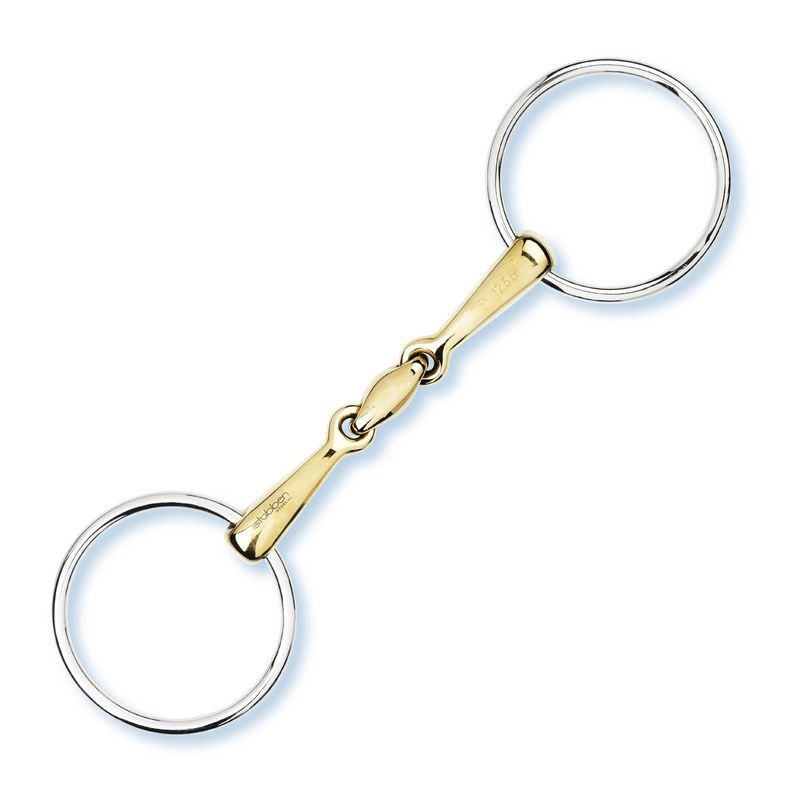 Mors à double brisure anneaux mobiles 18mm